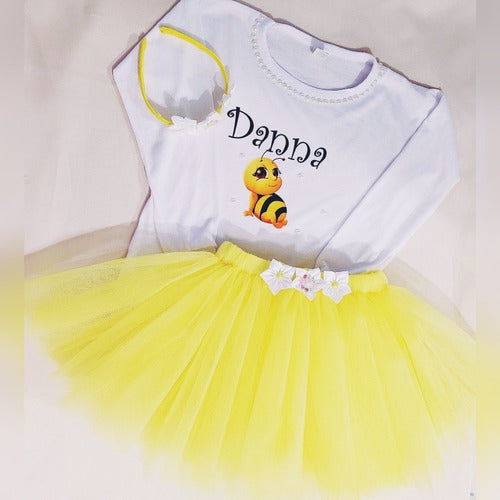 Mayatutu.ar Tutu with Body or T-Shirt and Personalized Headband 4