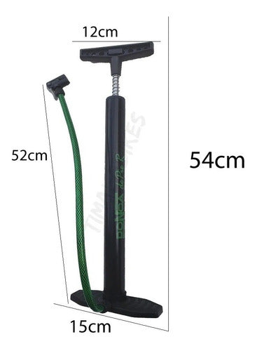 Donca Double Nozzle Bicycle Floor Pump Offer by Timalo 2