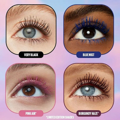 Maybelline Lash Sensational Sky High Blue/Pink Air/Burgundy 4