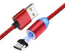 Magnetic Type C 360-Degree Rotating USB Cable with LED Light 7
