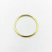 Simple Closed Wire Ring Loop 40 X 5mm Passage 30u Simulated Gold Pack 0