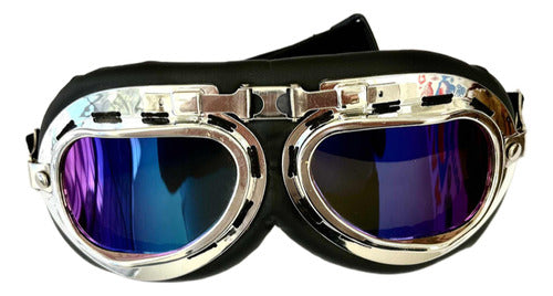 Nitro Retro Custom Goggles in Black or Chrome 0