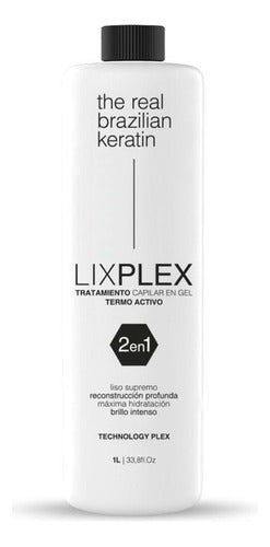 The Real Brazilian Brushing Progresivo Keratin Lixplex 1lt 0