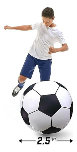 GoFloats Giant Inflatable Soccer Ball 2