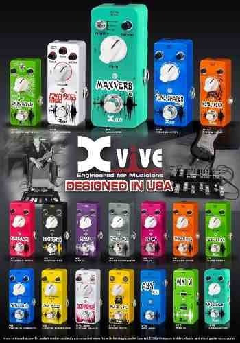 Xvive V6 Phaser Effect Pedal for Electric Guitar Metal Micro 5