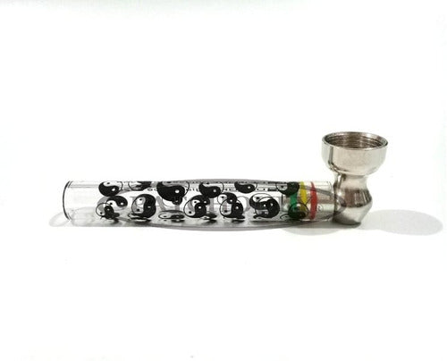 Glass Pipe Pyrex D&K Borosilicate with 9cm Grid - Washable 0