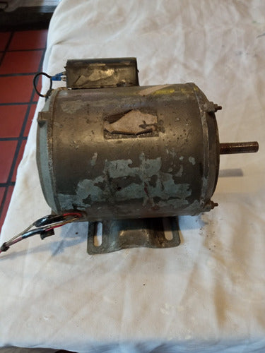 Motor Monofacico De 3/4 Usado 1