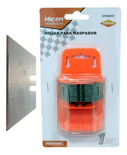 Hojas Para Raspa Vidrio X 50 Pc Hicen G P 0