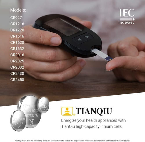 Tianqiu 5 X Cr2025: Long-Lasting Lithium Button Batteries for Watches, Alarms, Sensors, and LED Lights 2