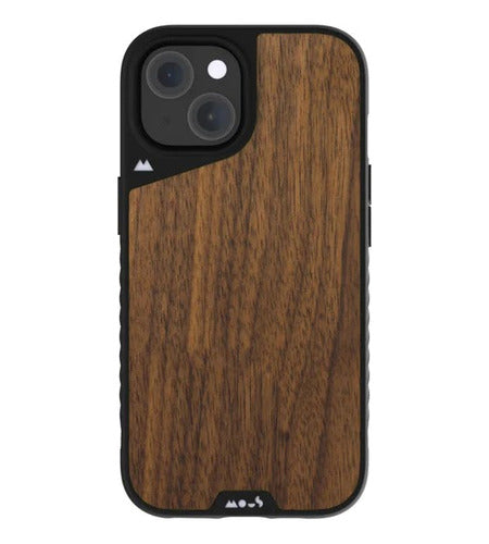 Mous Premium Wood Case for iPhone 15 Plus with MagSafe 2