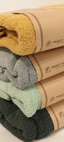 Franco Valente 3 Piece Towel and Bath Towel Set 400 Grams 0