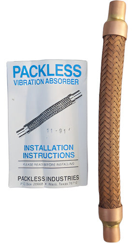 Packless Flexible Vibration Absorber 1/2'' Nominal, 5/8'' O.D Copper 0