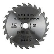 Hoja De Sierra Circular P/madera 185mm./ 7.1/4  -24d Goldex 0