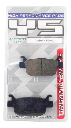 Ys Rear Brake Pads for Benelli TRK 251 0