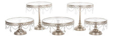 Decorative Cake Stand VANESA Champagne 25x14cm Birthday Candy 2