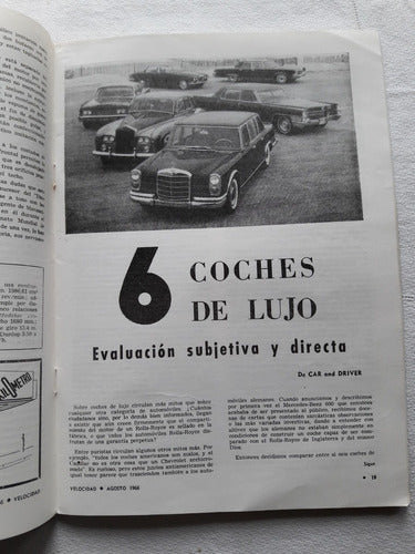 Revista Velocidad N° 191 Agosto 1966 Ferrari - Tc Chacabuco 4