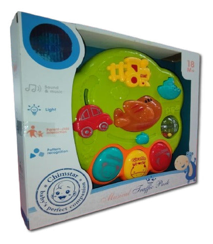 Explorer Fan Musical Traffic Park for Babies – Stimulation with Light and Sound 2