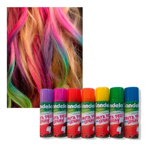 Pinta Pelo Cotillón Colores Pack 24 Unidades! Envío Gratis!! 1