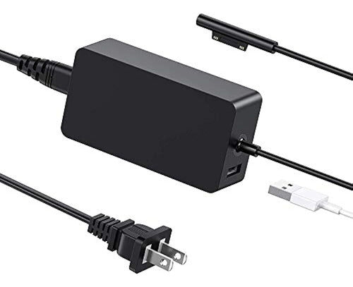 Cargador Surface Pro, Wosuk 44w 15v 2.58a Adaptador De Ca De 0