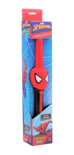 Espada Extensible Spiderman Con Luz Y Sonido Lny 2517 0