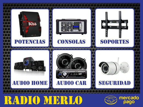 Radio Merlo Modulo Amplificador Audio XH-M548 TPA3116D2 2x120W Bluetooth 7