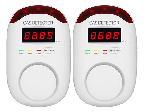 KH Alert Detector De Gas Natural, Alarma Y Monitor De Gas Doméstico 0