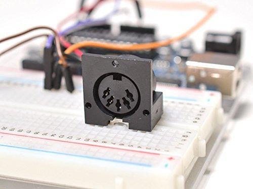 Adafruit Breadboard-friendly Midi Jack (5-pin Din) [ada1134 2