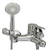 Complete Madrid Mozart Chrome Metal Bathroom Faucet Set 2