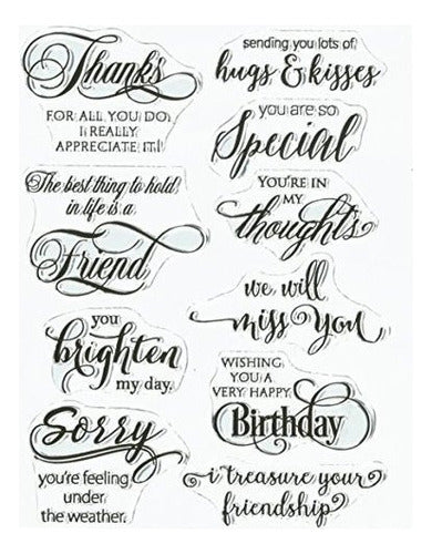 Penny Black 30338 Special Thoughts 5 X 7 Clear Stamps 0