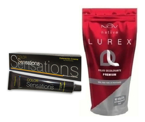 Angelis 15 Tinturas Color Sensations + Lurex Premium Bleach Powder 0