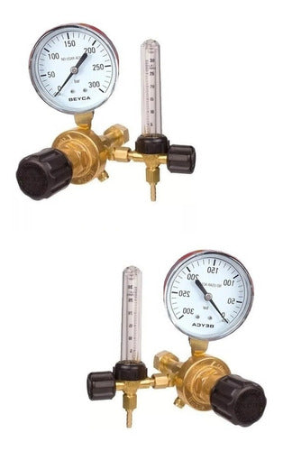CO2 Regulator with Flowmeter Liga Val 024 2
