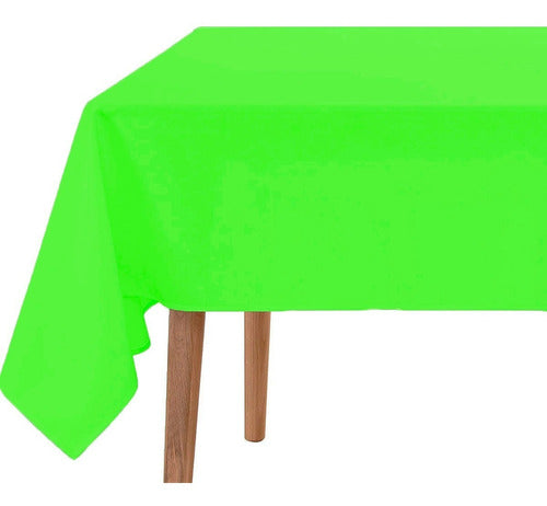 Tropical Mechanical Anti-Stain 2.00x2.00 Tablecloth in Various Colors 29