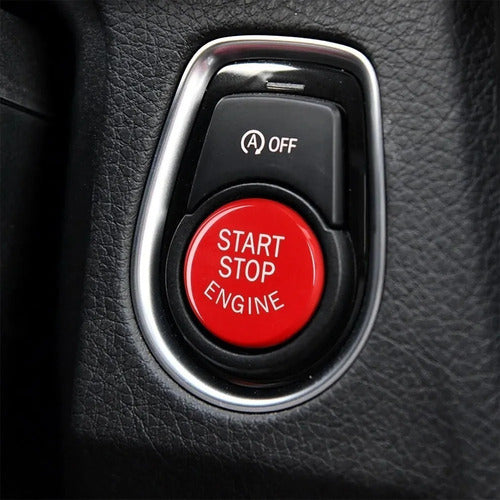 Red Start/Stop Button BMW Engine On/Off Switch Cover 1