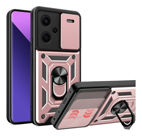 Rigid Case with Ring and Cover for Xiaomi Redmi Note 13 Pro Plus 6