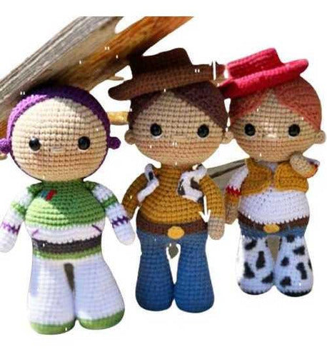 Knit Toys Patrones Amigurumi Woody Buzz Vaquerita Toy Story 0