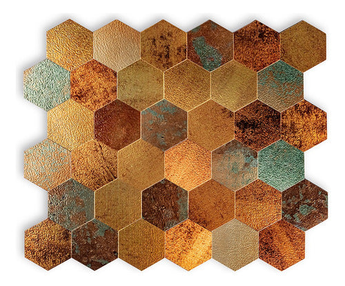 Misiones Deco Hexagon Rusty - Premium Coating - 1st Quality 0