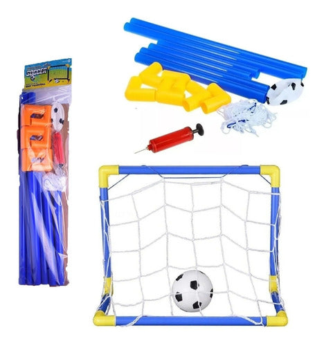 Soccer Goal Set with Net, Ball, and Pump - Sebigus 51120 0