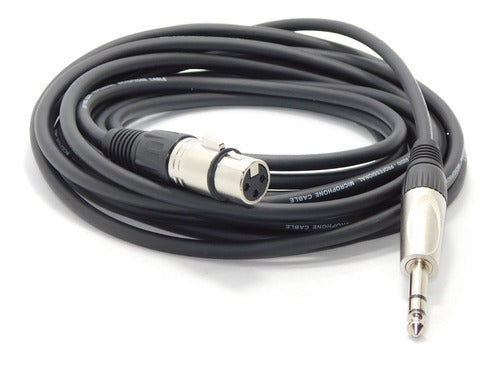 HAMCelectronic XLR Female to Balanced Plug Audio Adapter Cable 1m 3