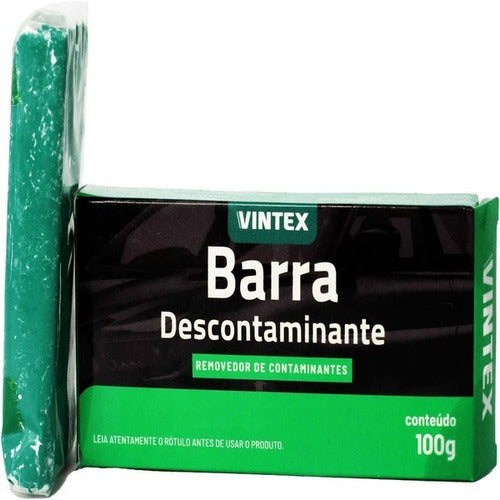 Barra Descontaminante 100g Vintex Remove Sujeira Da Pintura 1