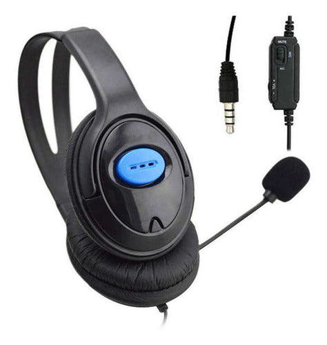 Shift Digital Gamer Headset with Microphone PS4 PC Vir-1109 Single Jack 3