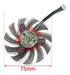 Inrobert 75mm T128010su Enfriador De Reemplazo De Ventilador 1