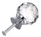 Home Market Faceted Crystal Diamond Drawer Knob X 10 0