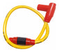 Cable Color Amarillo Capuchon Rojo Para Bujia Motos 0