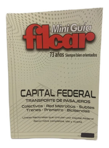 Mini Guia Filcar Transporte Publico De Caba (12 X 7 Cm) 0