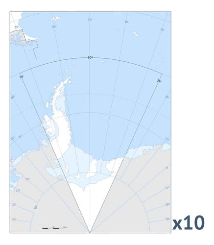 10 Mapas De Antártida N°5 División Política Escolares 2