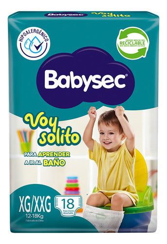 Babysec Pañal Voy Solito XG/XXG X 18 U 0