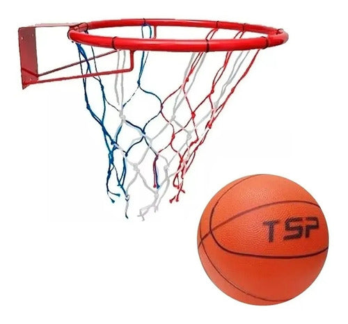 Popeye Tienda Aro De Basquet Con Red Numero 5 Infantil Basket + Pelota 0