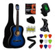 Ymc 38 Blue Beginner Guitarra Acústica Starter Package Guita 0