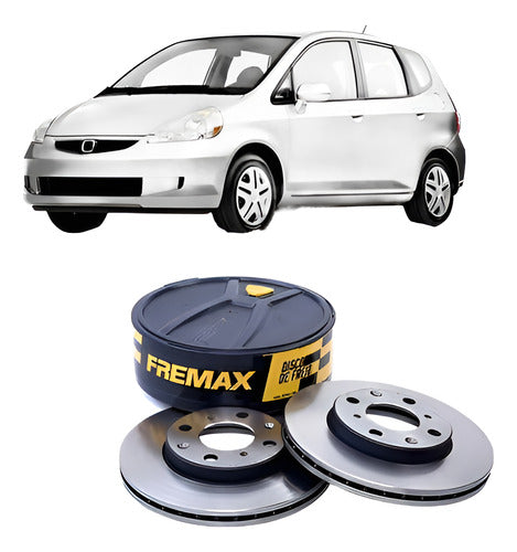 Fremax Front Brake Disc for Honda Fit 03/08 0