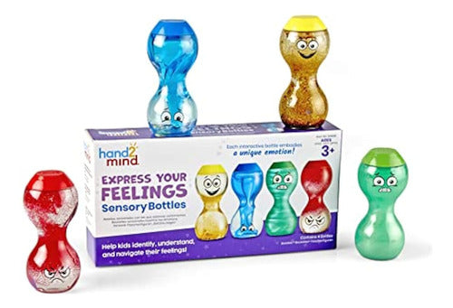 Hand2mind Express Your Feelings Sensory Bottles, Calm Down C 0